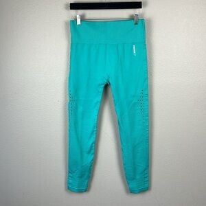 Gymshark Energy Seamless Leggings Tropical Blue/Green Gorpcore Yoga S